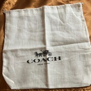 Coach Cream Drawstring Bag
